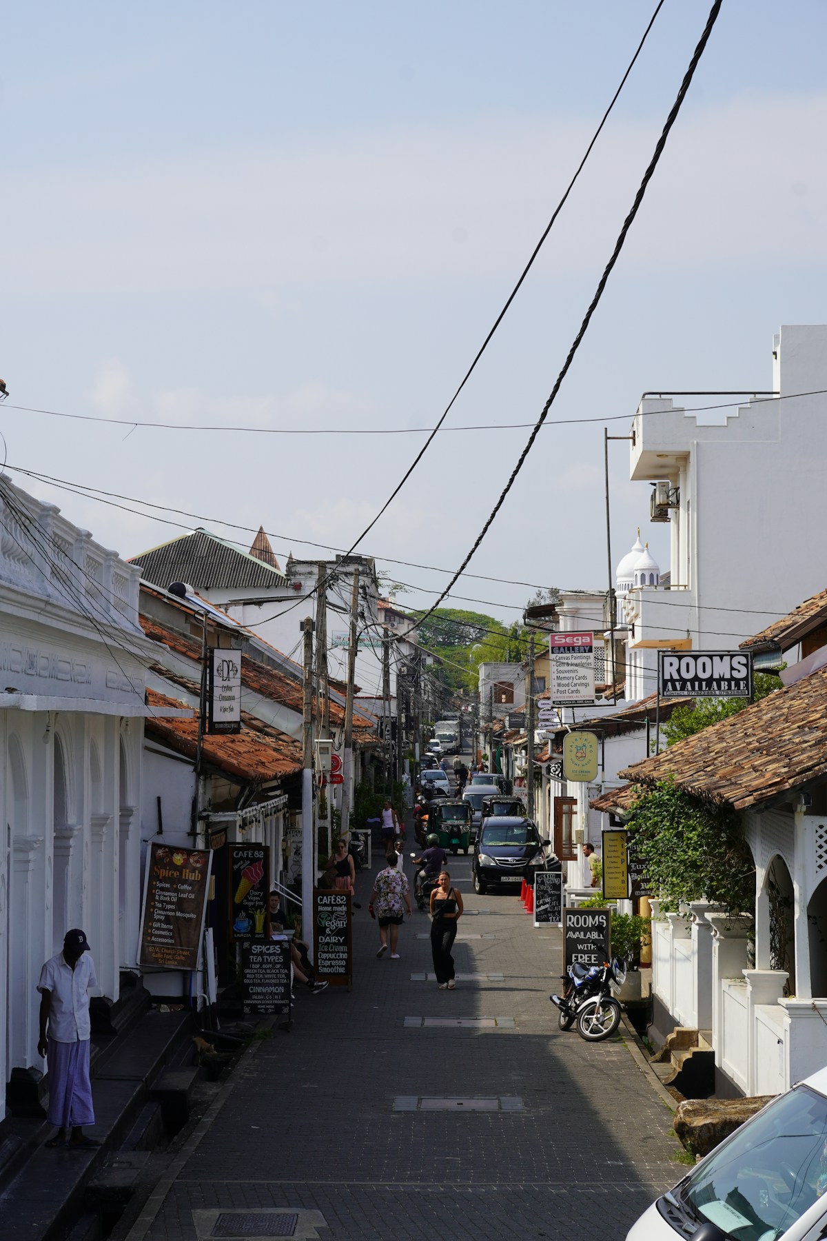 A street in the historic Galle Fort